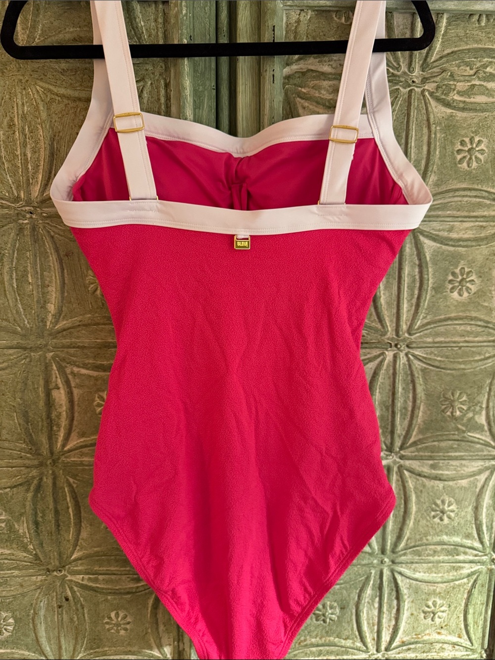 Bleu Rod Beattie pink and white swimsuit. Size 14 - Picture 2 of 8